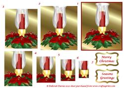 Christmas Candle Pyramage
