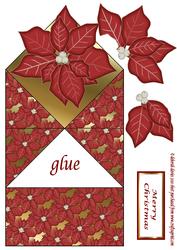 Poinsettia Diamond Top