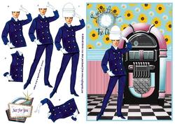 Groovy Chic in a 50s Diner
