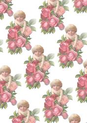 Floral Cupid Vellum