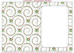 Christmas Swirls Insert