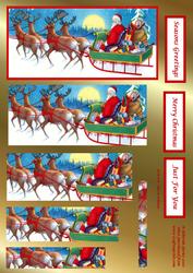 Santa & Reindeers