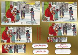 Christmas Vintage Scene
