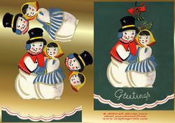Mr & Mrs Snowman