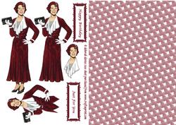 30s Plum Outfit