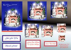 Christmas Hearth Pyramids