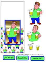 Beer Man Over the Edge