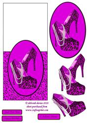 Shoes to Die Die for in Pink Over Edge