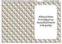 Christmas Pud Insert