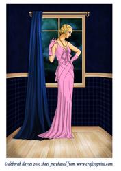 Art Deco Pink Lady