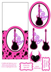 Girly Guitar Over the Edge