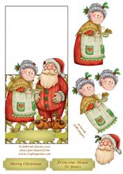 Mr & Mrs Claus Over the Edge