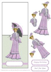 Lilac Lady Over the Edge