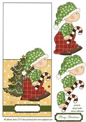 Christmas Boy Over the Edge