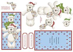 Nitwit Christmas Pals Topper Set