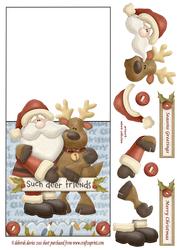 Santa and His Deer Mate