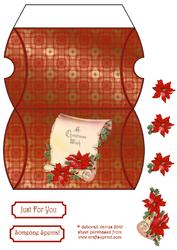 Christmas Scroll Pillow Box