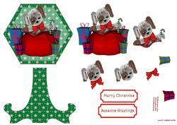 Lots of Presents for Me Plate Card