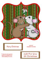Christmouse Love Large Topper