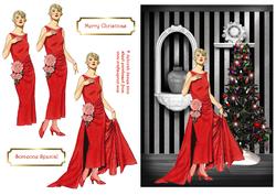 Deco Christmas Quick Card