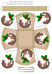 Christmas Pud Basket