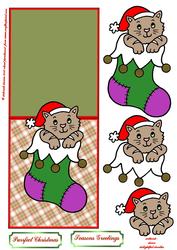 Christmas Pussy Over the Edge
