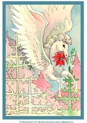 Fantasy Christmas Horse Topper