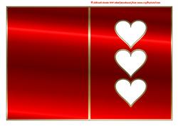 Red Satin Aperture Card