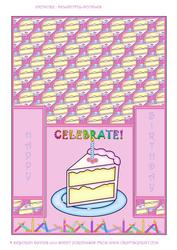 Birthday Cake Staggerfold Card