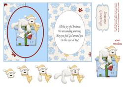 Beary Nice Present Foldback