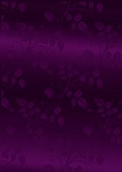 Purple Floral Satin Backing