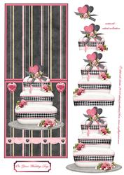 Wedding Cake Over the Edge