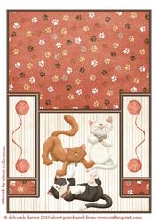 Playful Cats Staggerfold