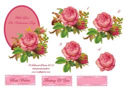 Valentine Floral Step by Step