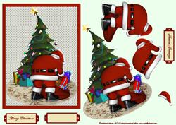 Santa Leaving Presents