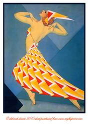 Deco Dancer Large Topper