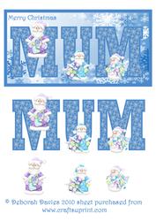 Merry Christmas Mum Dl.