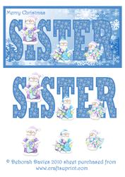 Merry Christmas Sister Dl.