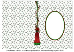 Christmas Holly Insert
