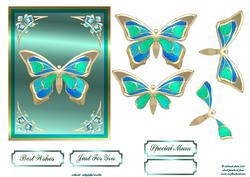 Birthday Butterflies Step by Step
