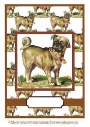 Cute Pug Dog Topper