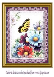 Lacy Floral Topper