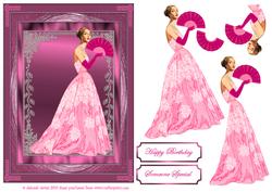 Pink Framed Elegance