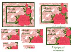 Pink Valentine Rose Pyramids