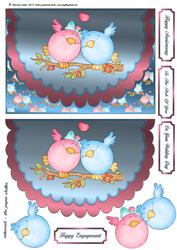 Love Birds Envelope Card