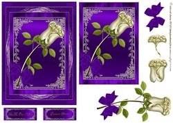 A Simple Rose in Purple