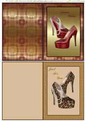 Shoes to Die for Print & Cut Cards