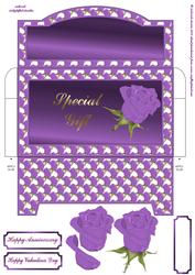 Lilac Rose Money Wallet