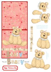 Beary Valentine Over the Edge