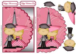 J'adore Paris Envelope Card